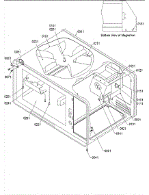 02 - Cavity parts for Amana Microwave SNAC8LW / P1301001M from AppliancePartsPros.com