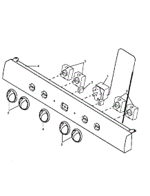 02 - Control Panel Assy parts for Amana Range SNE26AA / P1142424NW, from AppliancePartsPros.com