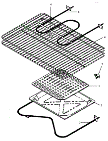 05 - Oven Components parts for Amana Range SNE26CB / P1142425N from AppliancePartsPros.com