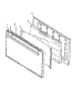 05 - Solid Oven Door Assy