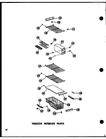 07 - Fz Interior Parts parts for Amana Refrigerator SP17N-C / P6020168W C from AppliancePartsPros.com