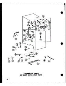 02 - Comp Parts Ice Maker Installation Parts parts for Amana Refrigerator SP19B-C / P7332046W C from AppliancePartsPros.com