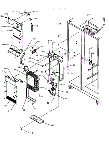 04 - Evap And Air Handling parts for Amana Refrigerator SPD22NL / P1181306W L from AppliancePartsPros.com