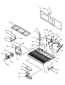 11 - Machine Compartment parts for Amana Refrigerator SPD22NL / P1181306W L from AppliancePartsPros.com