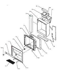 08 - Ice And Water Cavity parts for Amana Refrigerator SPD25AW / P1162435W W from AppliancePartsPros.com