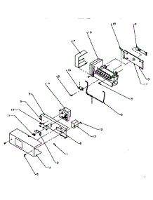 10 - Ice Maker parts for Amana Refrigerator SPD25QA3E / P1181321W E from AppliancePartsPros.com