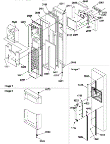 05 - Fz Door parts for Amana Refrigerator SPD25TE / P1303505W E from AppliancePartsPros.com