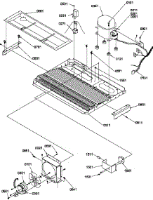 10 - Machine Compartment parts for Amana Refrigerator SPD25TE / P1303505W E from AppliancePartsPros.com