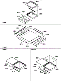 03 - Deli, Shelf, And Crisper Assemblies parts for Amana Refrigerator SPD25TW / P1303505W W from AppliancePartsPros.com