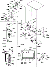 04 - Drain System, Rollers, And Evap Assy parts for Amana Refrigerator SPD25TW / P1303505W W from AppliancePartsPros.com