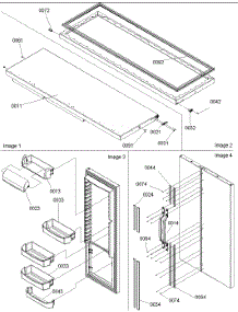 10 - Refrigerator Door Trim parts for Amana Refrigerator SPD26VW / P1315210W W from AppliancePartsPros.com