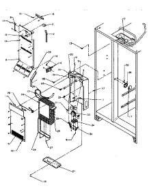 04 - Evap And Air Handling parts for Amana Refrigerator SPD27Q2W / P1181316W W from AppliancePartsPros.com