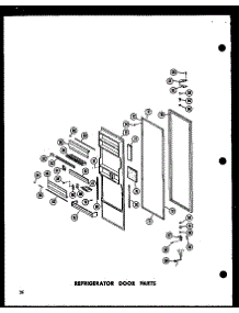 10 - Ref Door Parts parts for Amana Refrigerator SPN22G-AG / P6020116W G from AppliancePartsPros.com