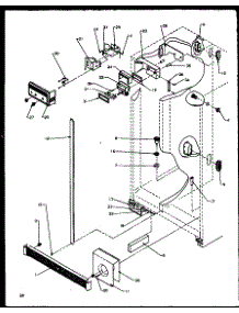 16 - Ref / Fz Controls And Cabinet Parts parts for Amana Refrigerator SQD20NW / P1162507W W from AppliancePartsPros.com