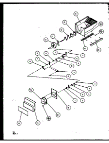 02 - Crushed Ice Bucket parts for Amana Refrigerator SQD25MB3L / P1153404W L from AppliancePartsPros.com