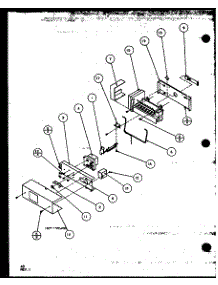 11 - Ice Maker parts for Amana Refrigerator SQD25MBW / P1153402W W from AppliancePartsPros.com
