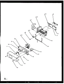 11 - Ice Maker parts for Amana Refrigerator SQD25NBL / P1162417W L from AppliancePartsPros.com