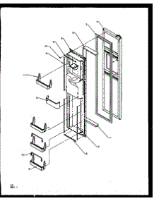 06 - Fz Door parts for Amana Refrigerator SQD25NBW / P1162402W W from AppliancePartsPros.com