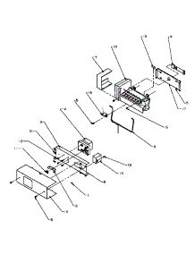 10 - Ice Maker parts for Amana Refrigerator SQD25NL / P1181303W L from AppliancePartsPros.com