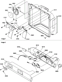 08 - Ice / Water Cavity & Elec Brkt Assy parts for Amana Refrigerator SQD25VL / P1314202W L from AppliancePartsPros.com