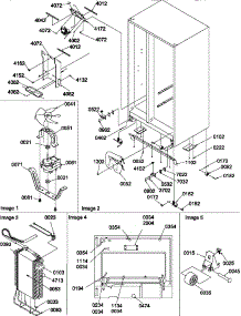 03 - Drain System, Rollers, And Evap Assy parts for Amana Refrigerator SQD25VL / P1190430W L from AppliancePartsPros.com