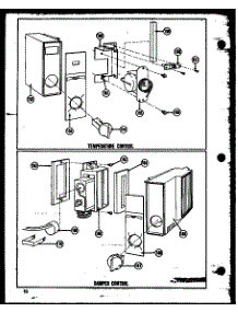 04 - Temperature Control / Damper Control parts for Amana Refrigerator SR17G from AppliancePartsPros.com