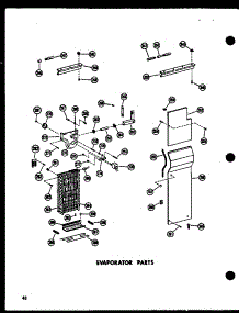 03 - Evap Parts parts for Amana Refrigerator SR17N / P6023002W from AppliancePartsPros.com