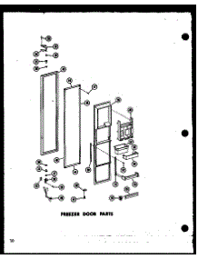 06 - Fz Door Parts parts for Amana Refrigerator SR17W / P6034041W from AppliancePartsPros.com