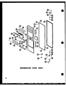 10 - Ref Door Parts parts for Amana Refrigerator SR17W-A / P6034054W A from AppliancePartsPros.com
