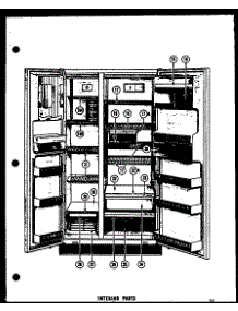 11 - Interior Parts parts for Amana Refrigerator SR19D from AppliancePartsPros.com