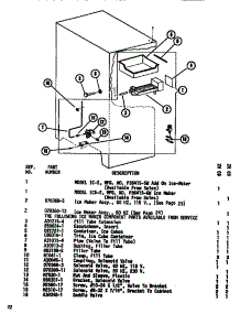 05 - Ice Maker parts for Amana Refrigerator SR19F1 / P7700008W from AppliancePartsPros.com