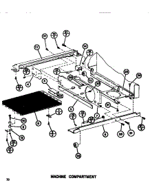 06 - Machine Compartment parts for Amana Refrigerator SR19F1 / P7700008W from AppliancePartsPros.com
