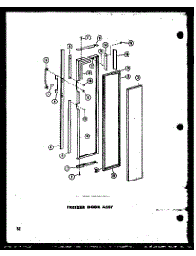 05 - Fz Door Assy parts for Amana Refrigerator SR19W / P6034069W from AppliancePartsPros.com