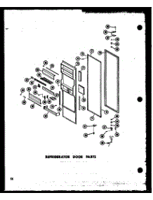 10 - Ref Door Parts parts for Amana Refrigerator SR19W / P6034069W from AppliancePartsPros.com