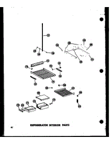 11 - Ref Interior Parts parts for Amana Refrigerator SR19W / P6034048W from AppliancePartsPros.com