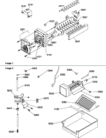 07 - Ice Maker And Add On Ice Maker Kit parts for Amana Refrigerator SR20TE / P1190102W E from AppliancePartsPros.com