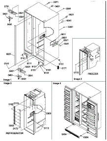 02 - Cabinet Parts And Toe Grille parts for Amana Refrigerator SR20TW / P1190102W W from AppliancePartsPros.com