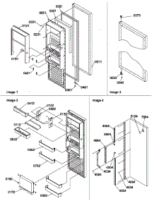 09 - Ref Door parts for Amana Refrigerator SR20TW / P1190102W W from AppliancePartsPros.com