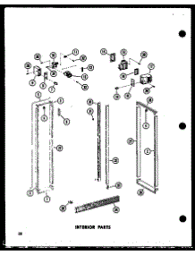 08 - Interior Parts parts for Amana Refrigerator SR22C-C / P7390003W C from AppliancePartsPros.com