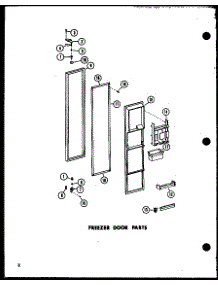 06 - Fz Door Parts parts for Amana Refrigerator SR22E-G / P7487003W G from AppliancePartsPros.com