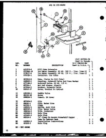 03 - Add On Ice-Maker parts for Amana Refrigerator SR22GC / P7745501W C from AppliancePartsPros.com