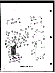 05 - Evap Parts parts for Amana Refrigerator SR25D / P7390014W from AppliancePartsPros.com