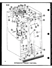 08 - Ref Fz Functional parts for Amana Refrigerator SR25FA / P7540003W A from AppliancePartsPros.com