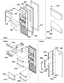 10 - Ref Door parts for Amana Refrigerator SR25TE / P1194002W E from AppliancePartsPros.com