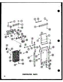 03 - Evap Parts parts for Amana Refrigerator SR-522E-L / P7487010W L from AppliancePartsPros.com