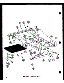 05 - Machine Compartment parts for Amana Refrigerator SR522FC / P7700003W C from AppliancePartsPros.com