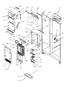 06 - Evap / Air Handling parts for Amana Refrigerator SRD20S4L / P1190801W L from AppliancePartsPros.com