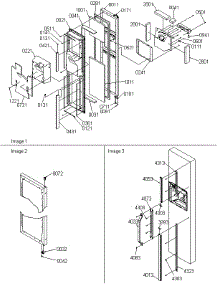 06 - Freezer Door parts for Amana Refrigerator SRD20S4L / P1190816W L from AppliancePartsPros.com