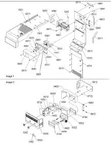 09 - Ice Maker / Control Assy parts for Amana Refrigerator SRD20S4W / P1190810W W from AppliancePartsPros.com