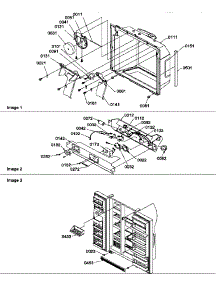 07 - Ice & Water Cav / Elec Brkt & Toe Grille parts for Amana Refrigerator SRD20TPW / P1190811W W from AppliancePartsPros.com